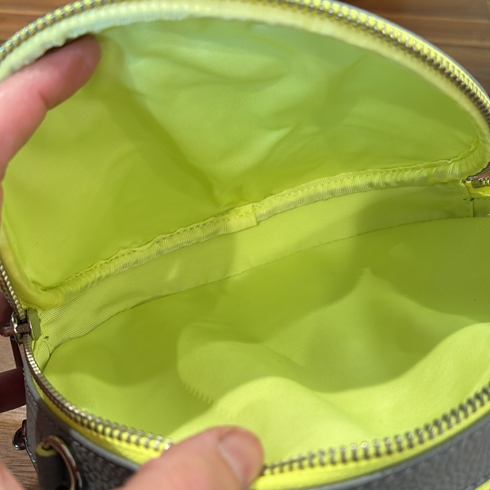 Marc Jacobs Gray and Yellow Oval Crossbody Bag - Picture 7 of 9